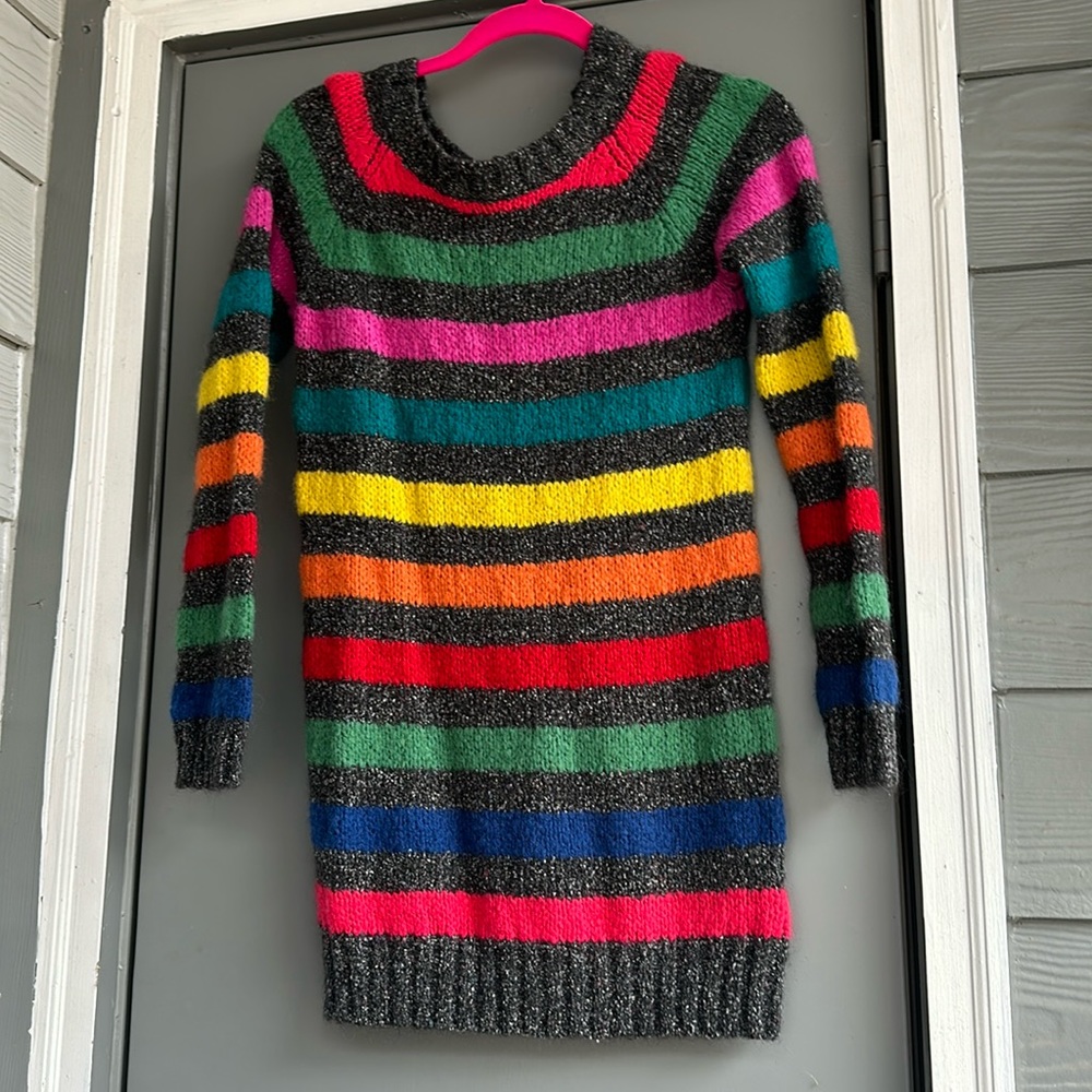 Urban Outfitter BDG Rainbow Stripe Sweaterdress